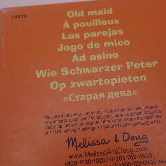 Melissa & Doug Old Maid Card Game 14370 Still in Plastic - Picture 3 of 13